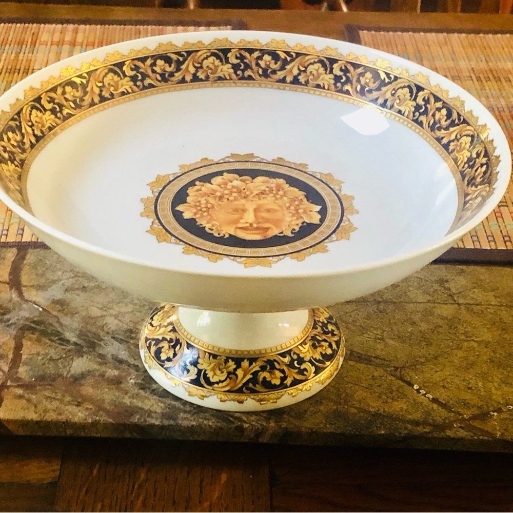 Footed Porcelain Compote Depos Porcellano T. Limoges